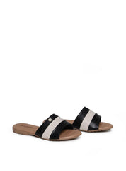 Sandália Feminina Rasteira Confort - Preta SDI-11649 - PR