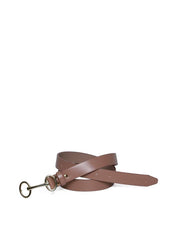 Cinto Feminino em Couro com Fivela Bridão - Nude CTI-973 - NU