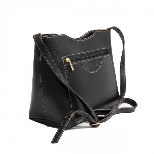 Bolsa Tote Tiracolo Média Preta BSI-5136 - PR