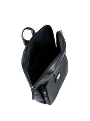 Mochila Executiva Grande Bolsos Couro Preta MEI-433 - PR