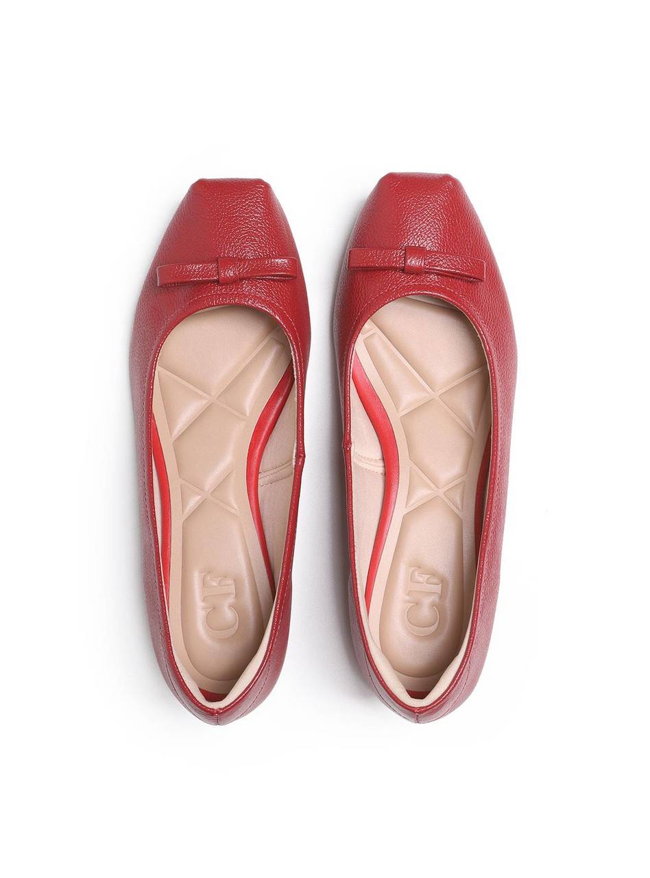 Sandália Feminina Sapatinho Couro - Vermelha SDI-11600 - VE