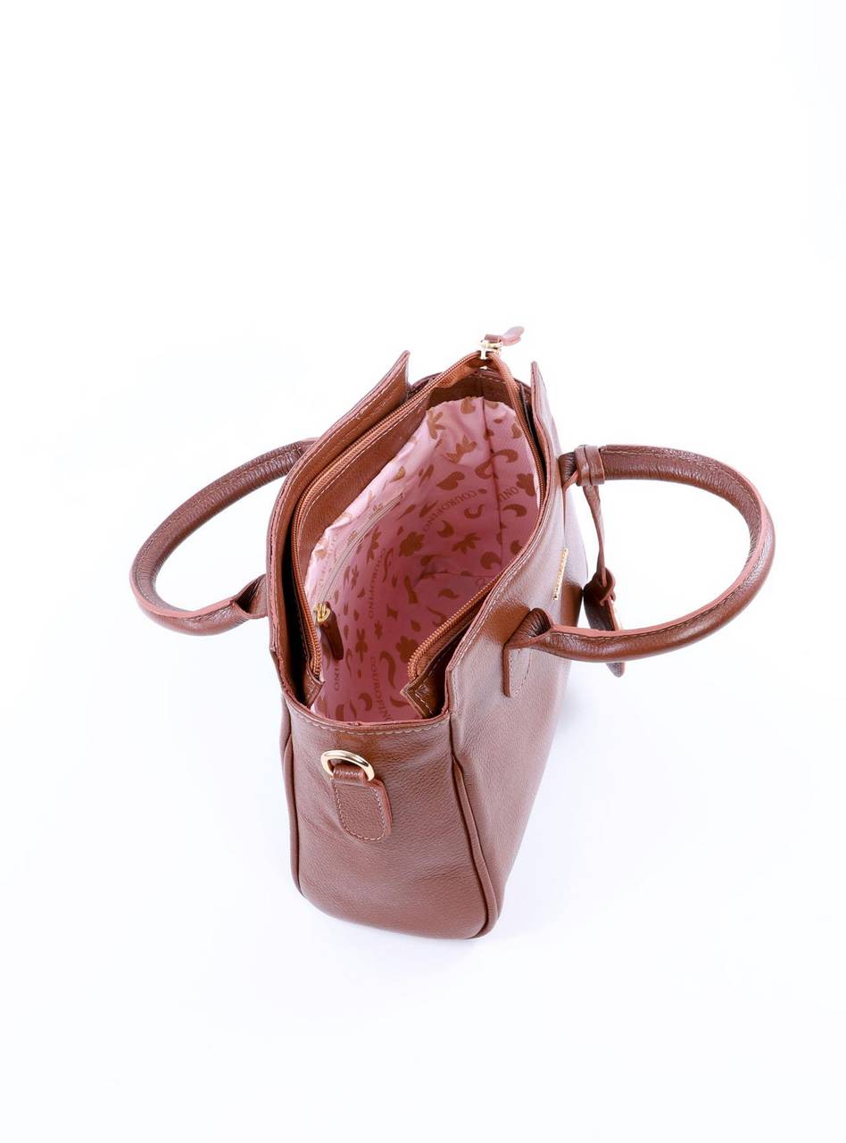 Bolsa Tote Quadrada com Charm - Castor BSI-6044 - CS