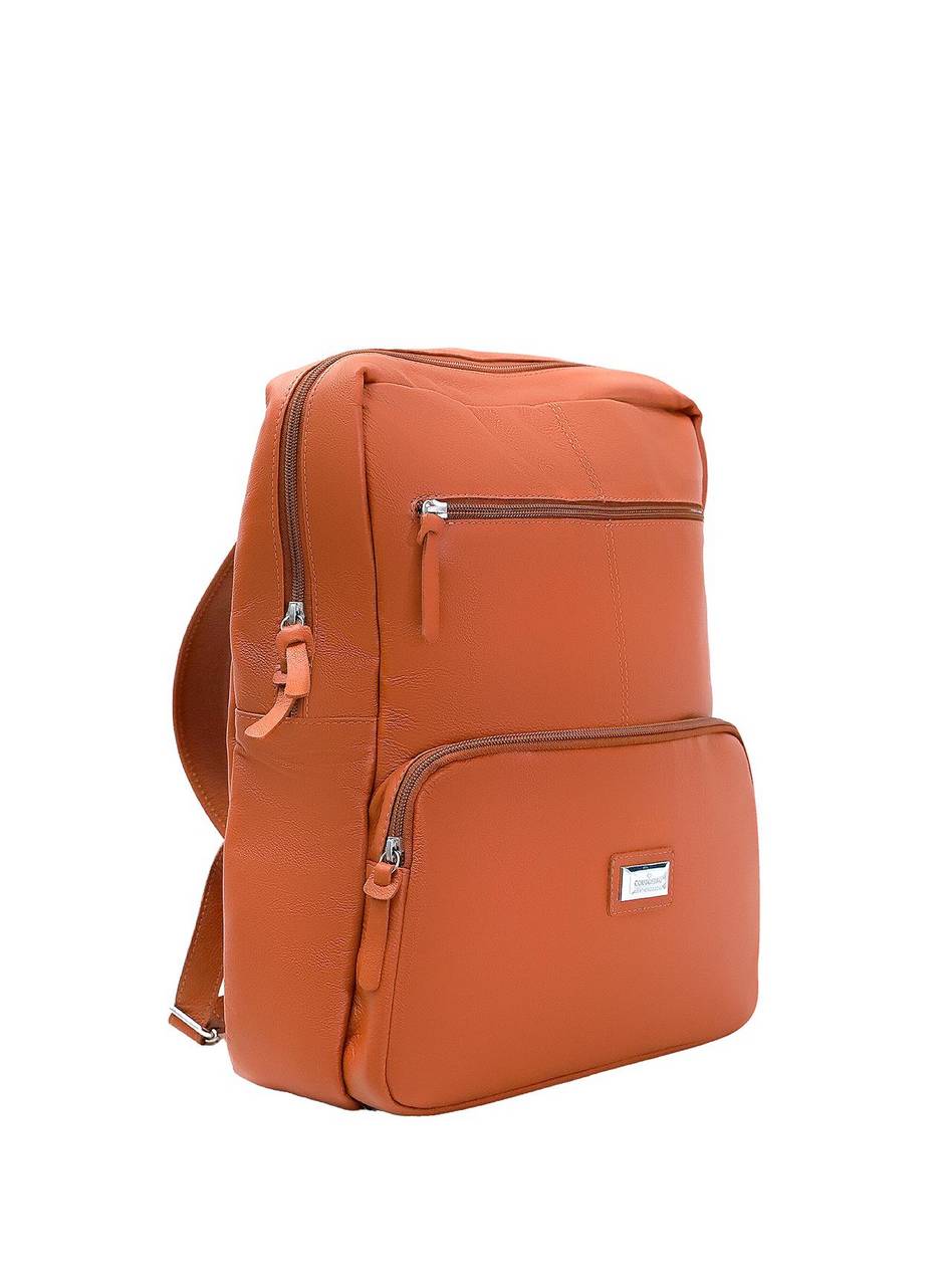 Mochila Executiva Grande Bolsos Couro Castor MEI-433 - CS