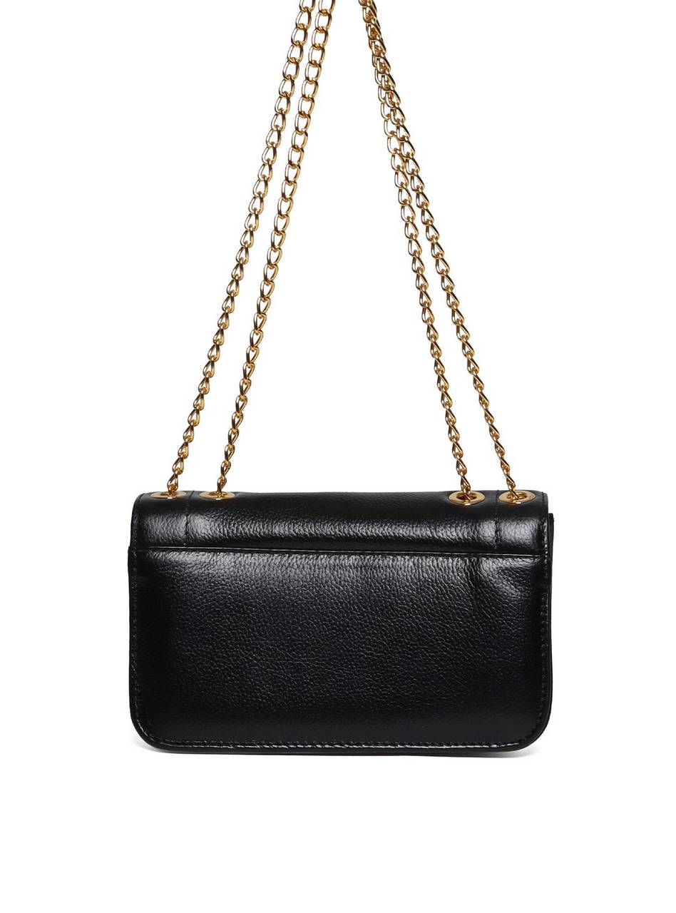 Bolsa Satchel Retangular com Tampa Matelasse - Preta BSI-5967 - PR
