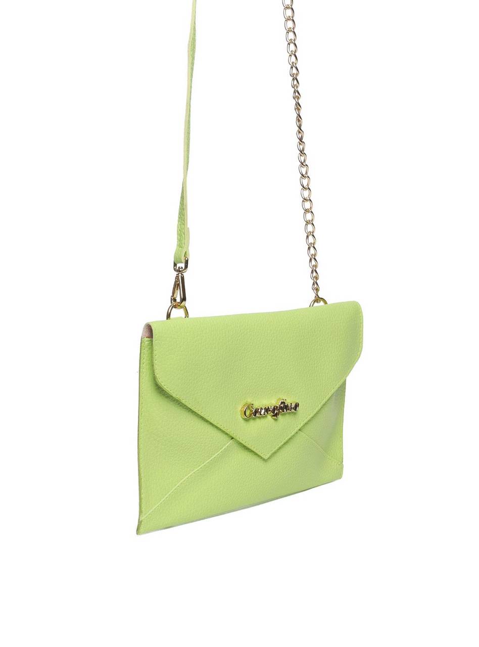 Bolsa Clutch Transversal com Alça de Corrente - Verde BSI-5133 - VD