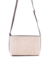 Bolsa Transversal Palha com Detalhes de Fivelas - Cacau BSI-6026 - CA