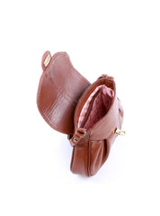 Bolsa Saddle Transversal Drapeada - Castor BSI-6089 - CS
