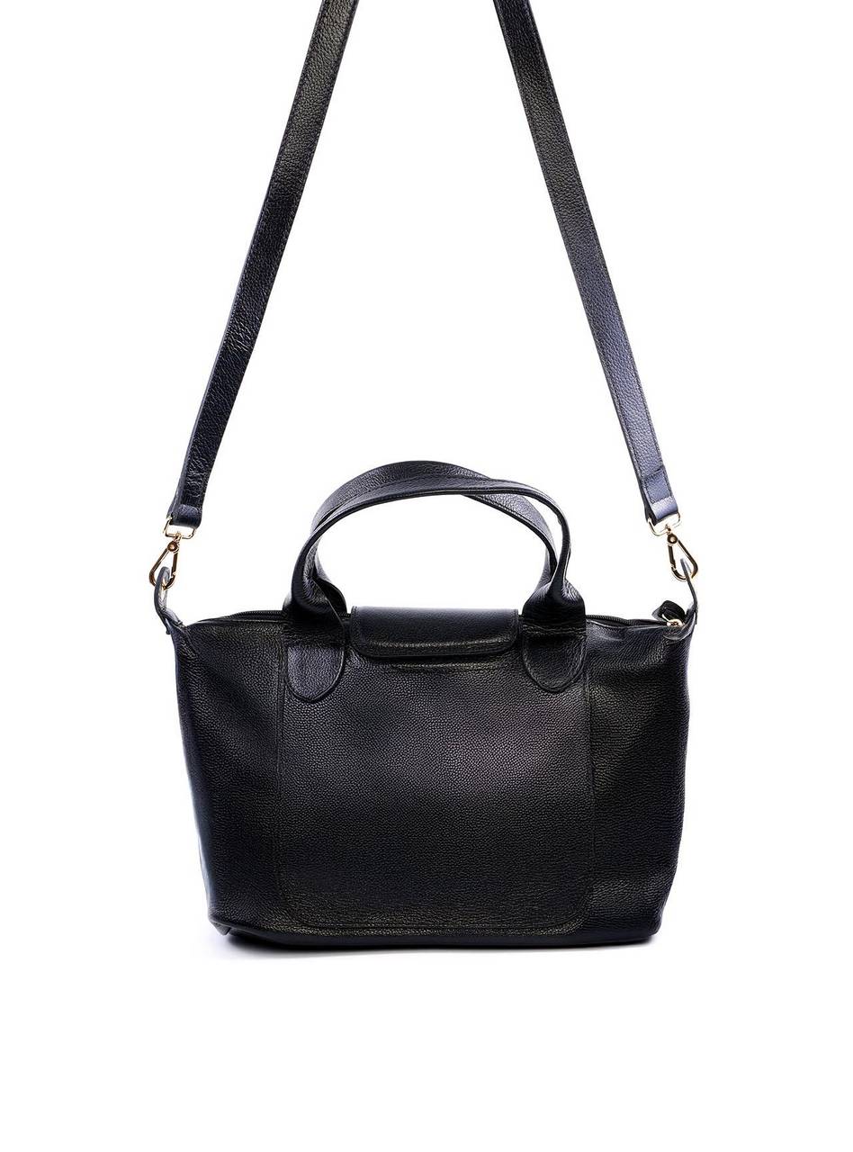 Bolsa Tote Transversal Alça Dupla com Fecho em Ímã - Preta BSI-6066 - PR