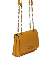 Bolsa Feminina Clutch Pequena Transversal - Mostarda BSI-5462 - MT