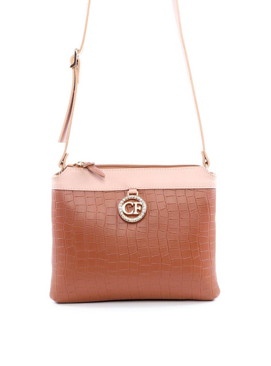 Bolsa Tote Quadrada Charm CF em Strass - Castor BSI-6040 - CS