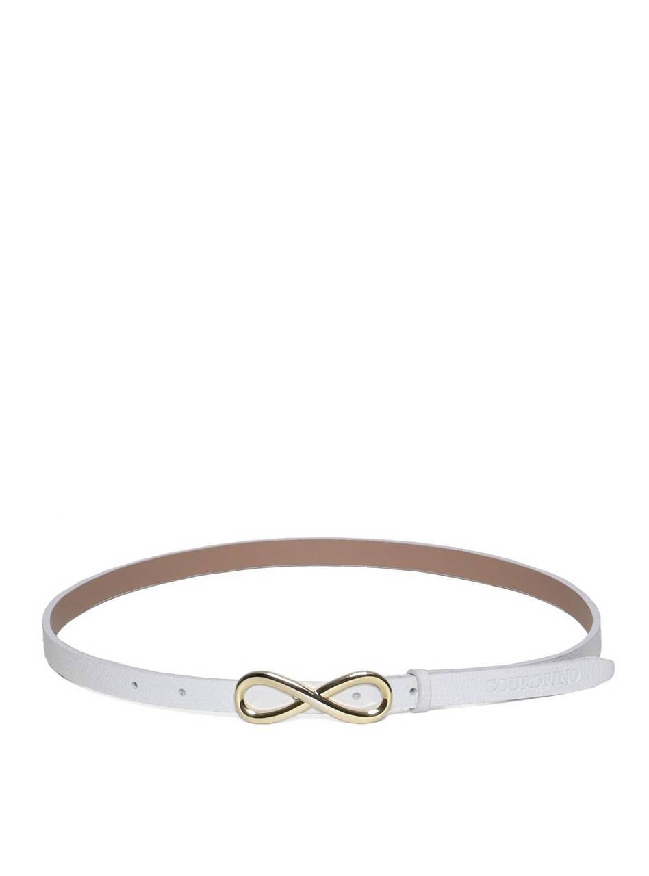 Cinto Feminino Fivela Infinita - Branca CTI-970 - BR