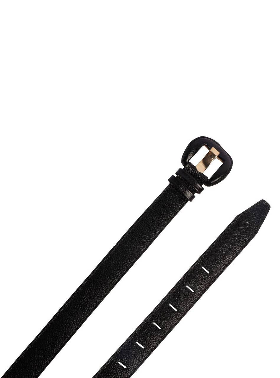 Cinto Casual Médio Couro Preto CTI-0950 - PR