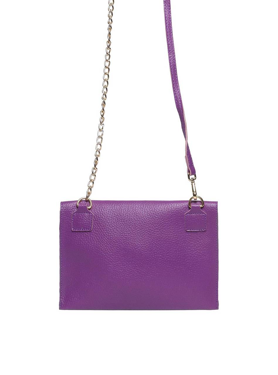 Bolsa Clutch Transversal com Alça de Corrente - Roxo BSI-5133 - RO