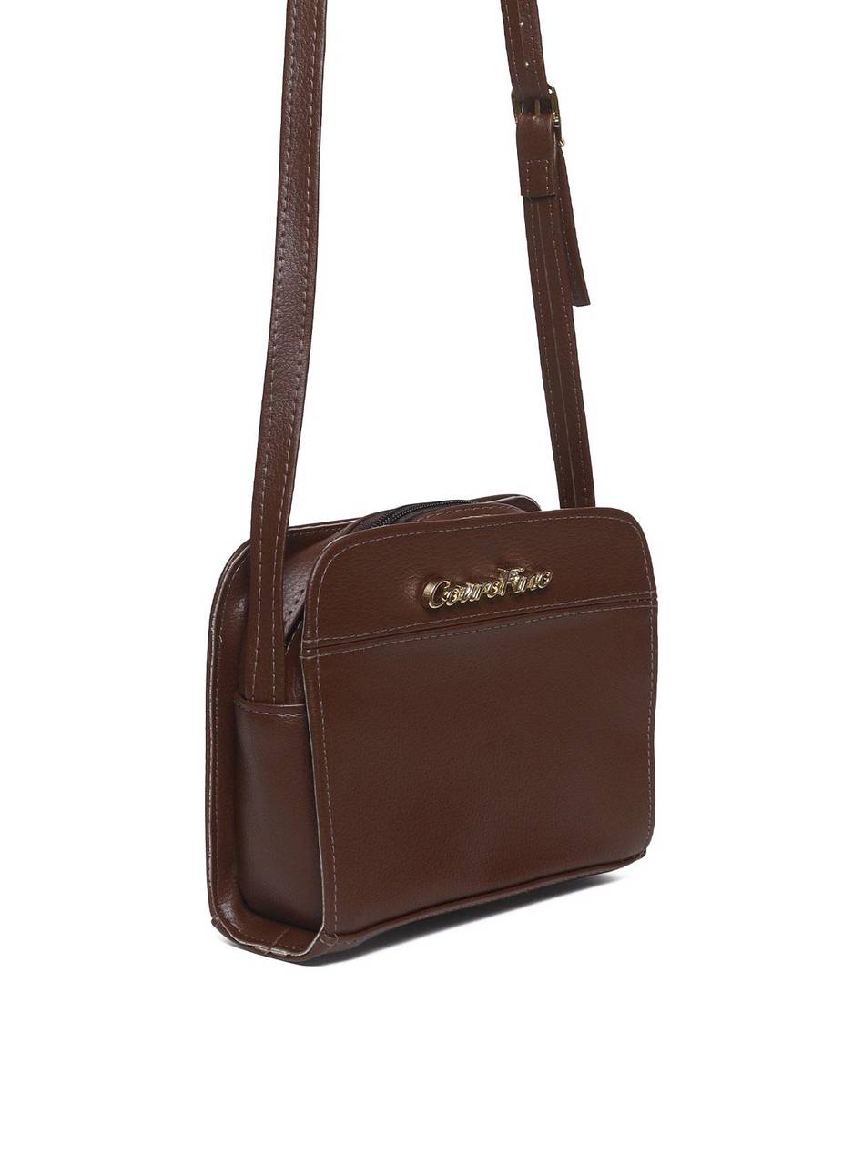 Bolsa Clutch Transversal Pequena Cacau BSI-5579 - CA