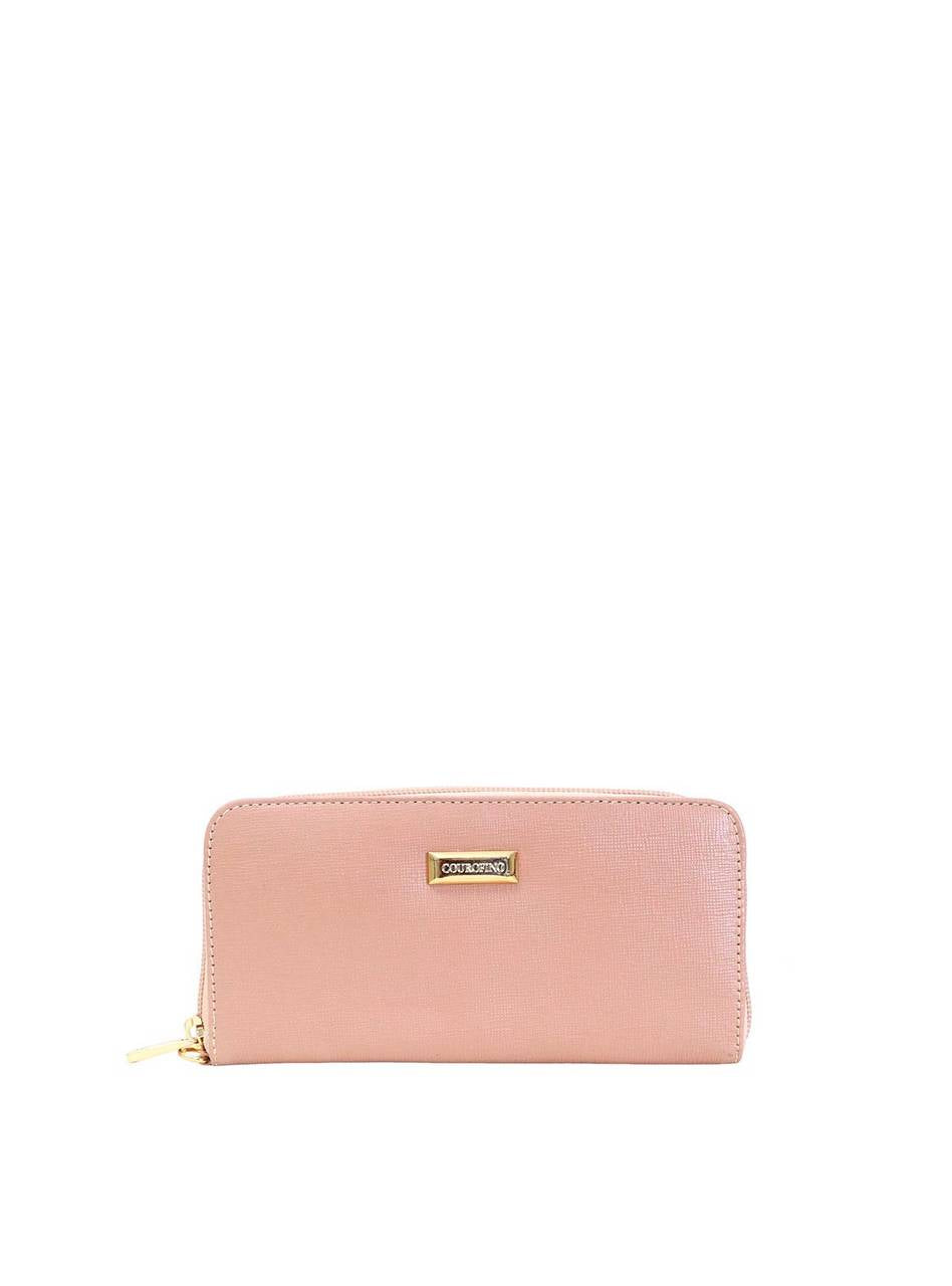 Carteira Clássica Feminina Couro Grande Nude CAI-852 - NU