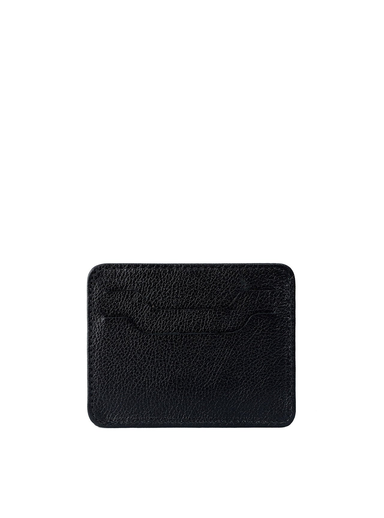 Porta Cartão Masculino Aberto Detalhe Frontal Preta PRI-055 - PR