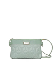 Bolsa Clutch Metalasse com Bolso Traseiro - Diverso BSI-5552 - DV