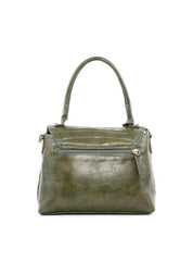 Bolsa Satchel em Matelasse com Bag Charm - Verde BSI-6216 - VD