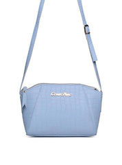 Bolsa Clutch Transversal com Detalhe - Azul BSI-5617 - AZ