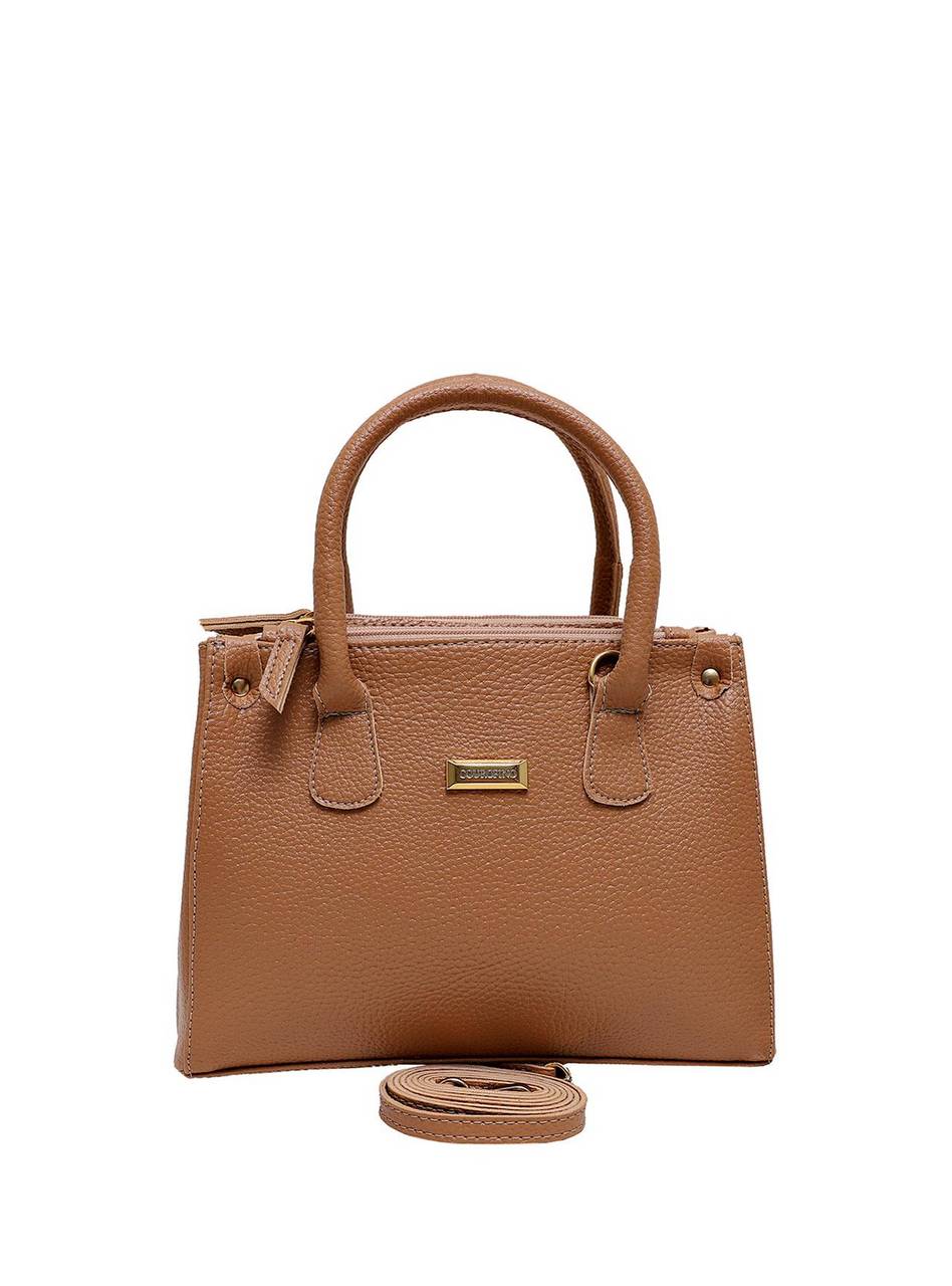 Bolsa Tote Pequena Duas Divisórias Nude BSI-5304 - NU