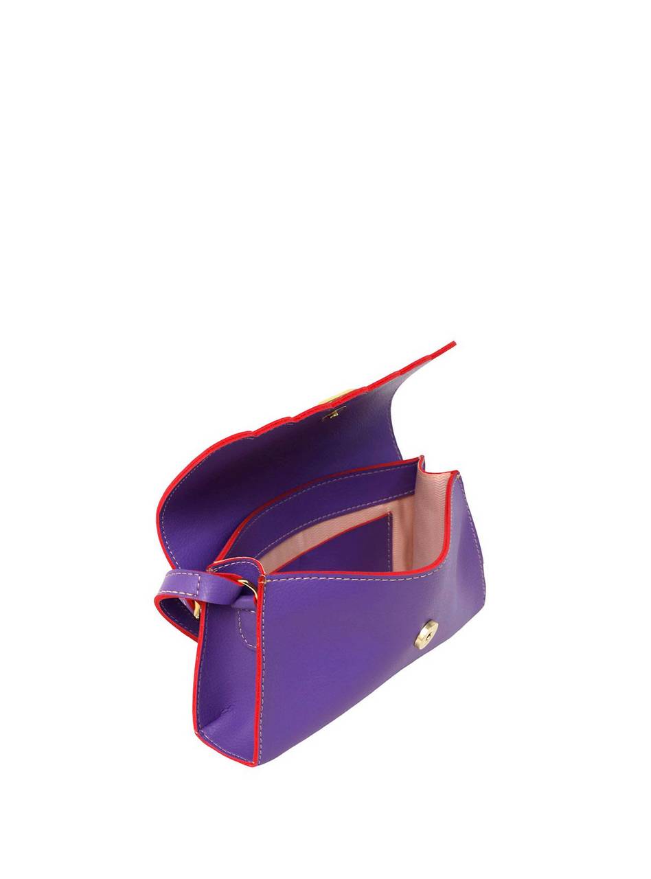 Bolsa Saddle Pequena Transversal Roxa BSI-5332 - RO