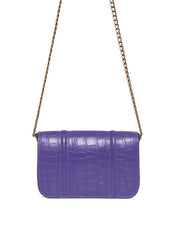 Bolsa Clutch Corrente Pequena Roxa BSI-5486 - RO