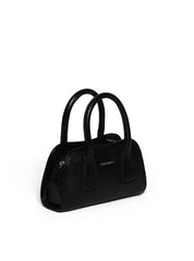 Bolsa Tote Tiracolo Costura Geométrica Preta BSI-5985 - PR