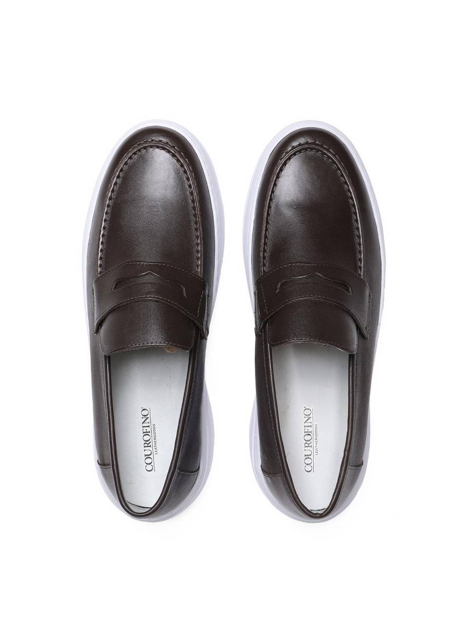 Calçado Masculino Sapatênis Couro - Cacau SP-11626 - CA