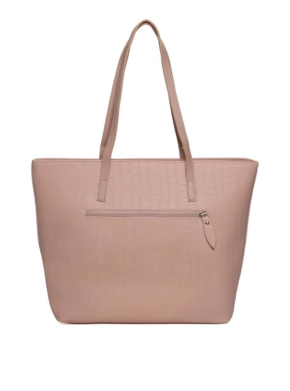 Bolsa Shopper com Duas Fivelas - Nude BSI-5984 - NU