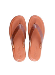 Chinelo Masculino de Dedo em Couro com Tiras Finas - Castor SDI-11770 - CS