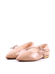 Sapatilha Bico Fino Detalhe Laço - Nude SDI-12063 - NU