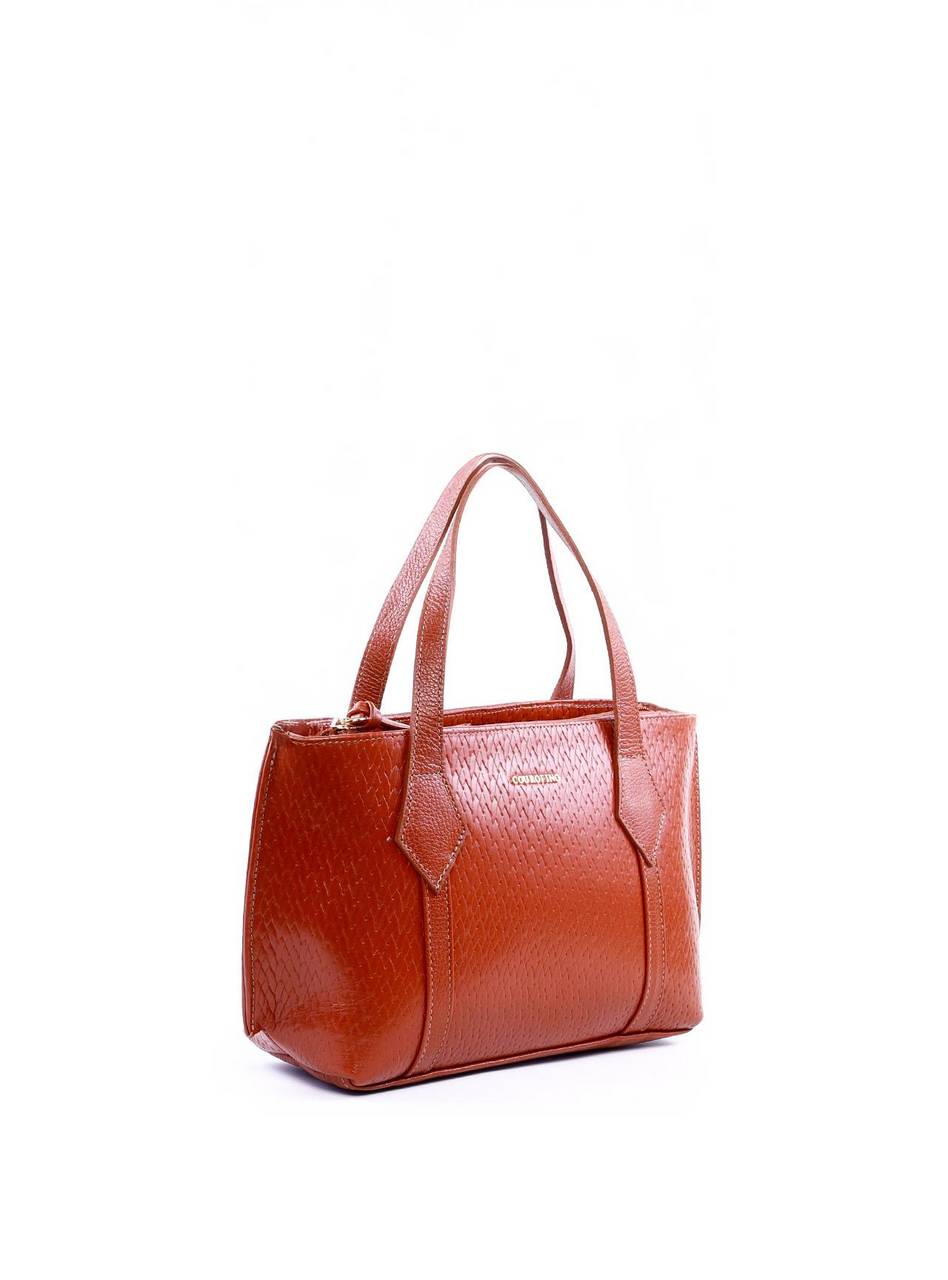 Bolsa Tote Alça Dupla Croco - Castor BSI-6329 - CS
