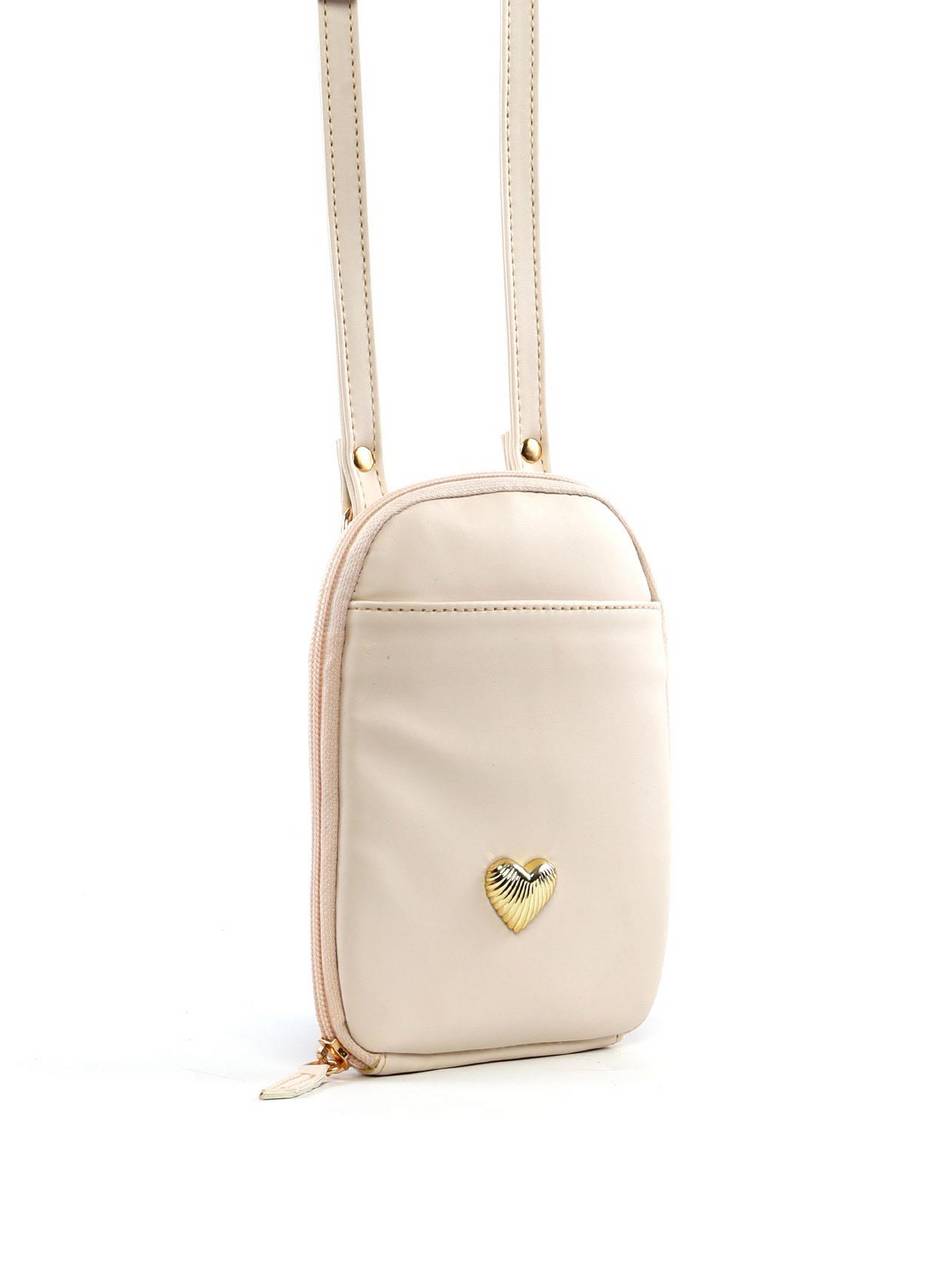 Bolsa Bag Transversal Coração Porta Celular - Fenno BSI-6396 - FE