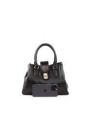 Bolsa Tote Alça Dupla Três Divisórias - Preta BSI-6380 - PR