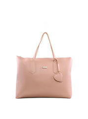 Bolsa Shopper Bag Charm Coração - Nude BSI-6413 - NU
