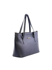 Bolsa Tote com Alça Dupla e Detalhe na Borda - Preta BSI-6174 - PR