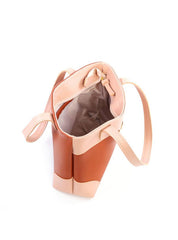 Bolsa Tote Costuras Laterais Bicolor - Castor BSI-6102 - CS