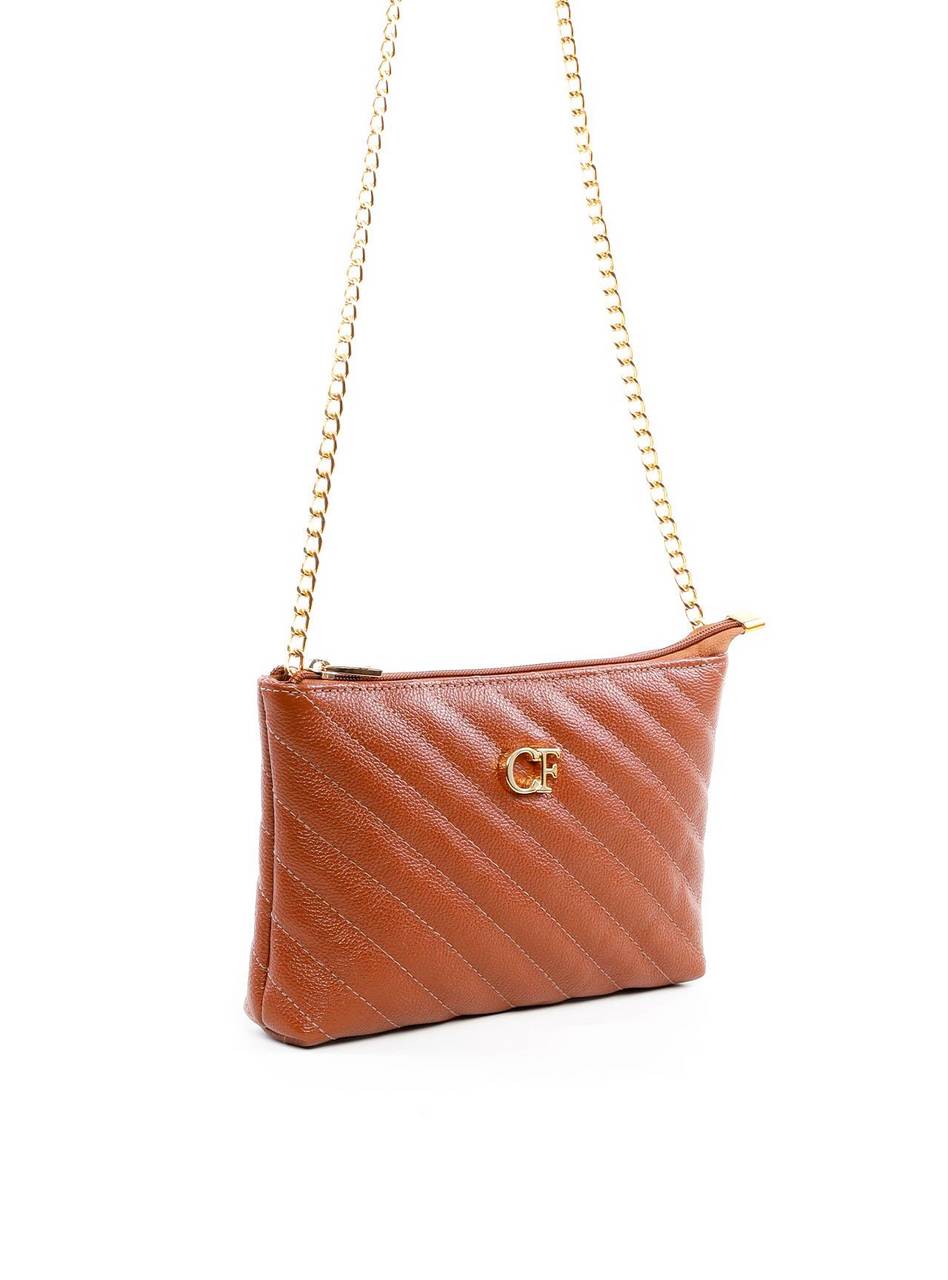 Bolsa Clutch em Matelassê com Alça de Corrente - Castor BSI-6270 - CS