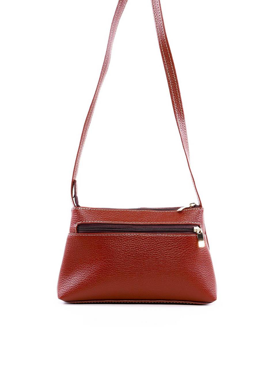 Bolsa Emanuele Baguette com Retalhos - Castor BSI-6297 - CA