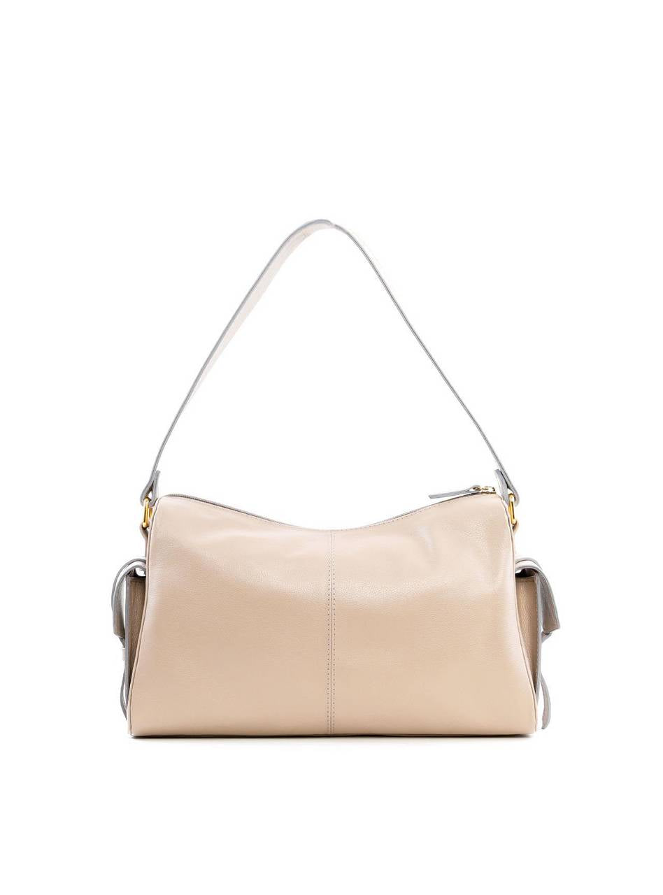Bolsa Hobo com Bolsos Laterais - Cinza BSI-6452 - CZ