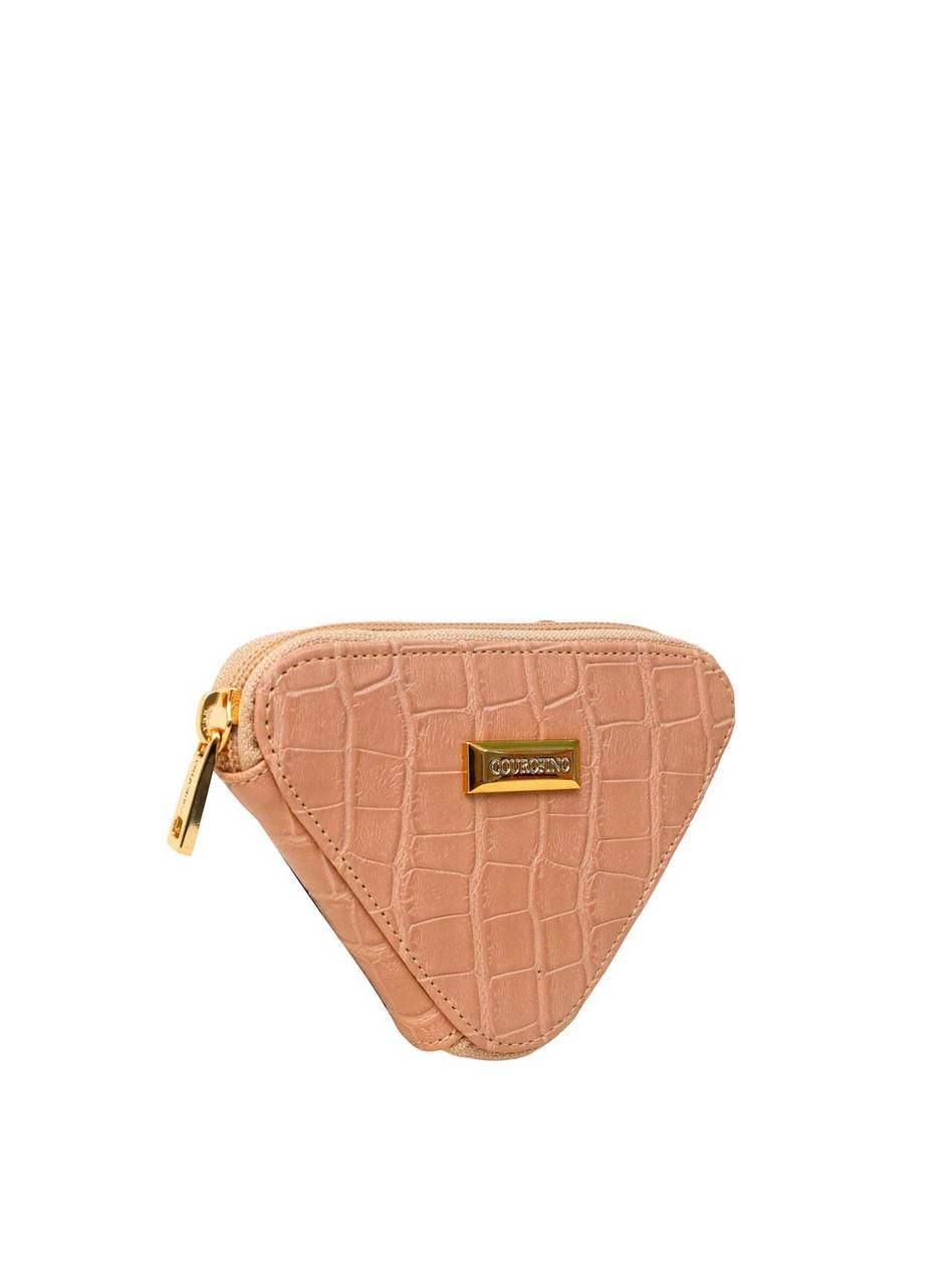 Bolsa Clutch Triangular Pequena Nude BSI-5532 - NU
