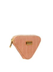 Bolsa Clutch Triangular Pequena Nude BSI-5532 - NU