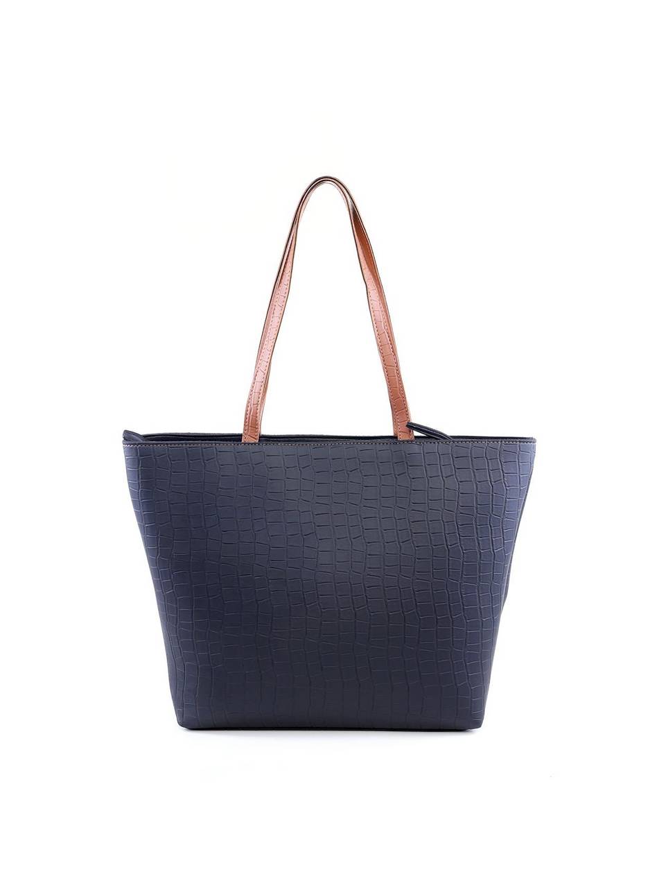 Bolsa Shopper com Bolso Frontal Grande - Preta BSI-6108 - PR