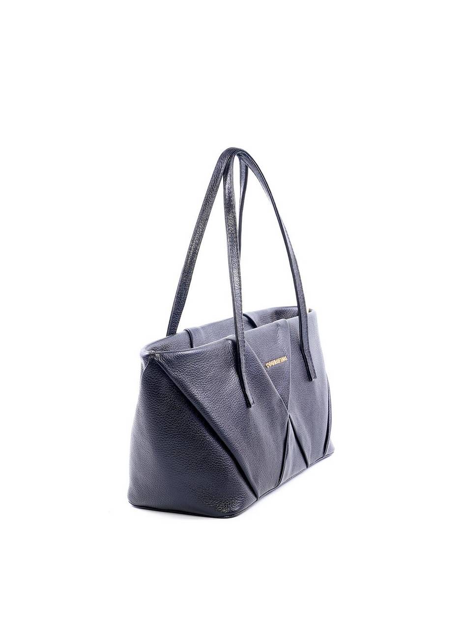 Bolsa Baguette de Mão Alongada com Recortes - Preta BSI-6122 - PR