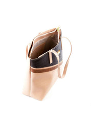 Bolsa Shopper com Recortes Assimétricos - Nude BSI-6422 - NU