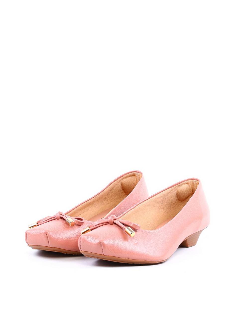 Scarpin de Bico Quadrado e Laço - Nude SDI-11998 - NU
