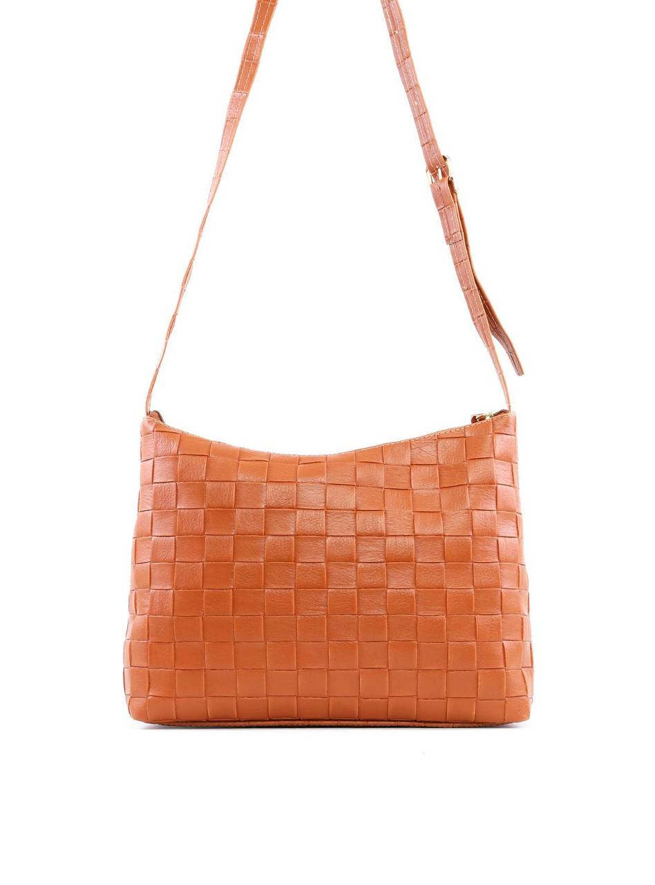 Bolsa Hobo Transversal em Tressê - Castor BSI-6123 - CS