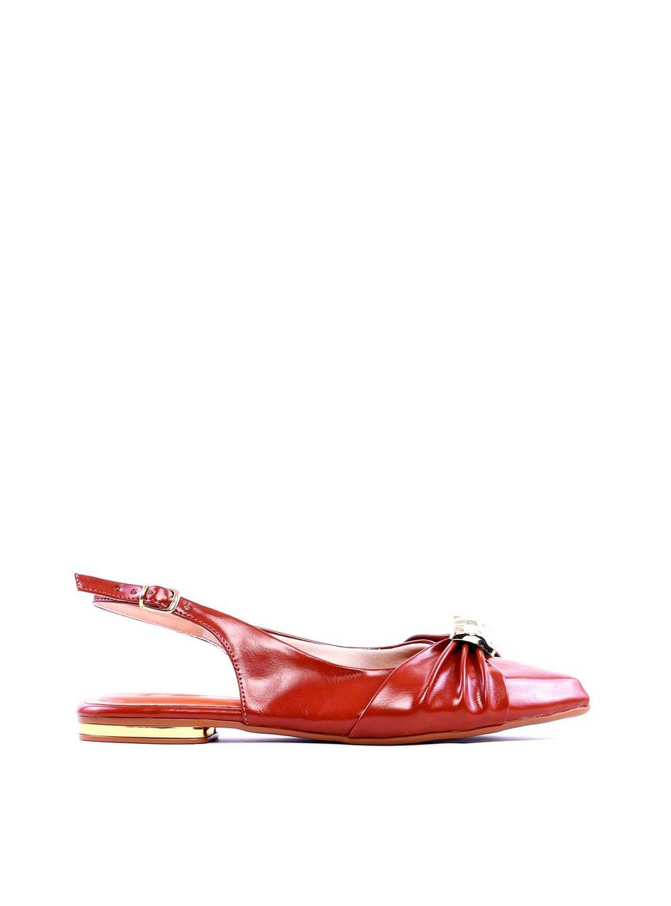 Sapatilha Slingback Drapeada Enfeite Orgânico - Castor SDI-11981 - CS