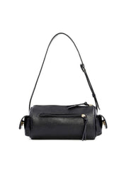 Bolsa Baguete Pequena com Bolsos Laterais - Preta BSI-6447 - PR