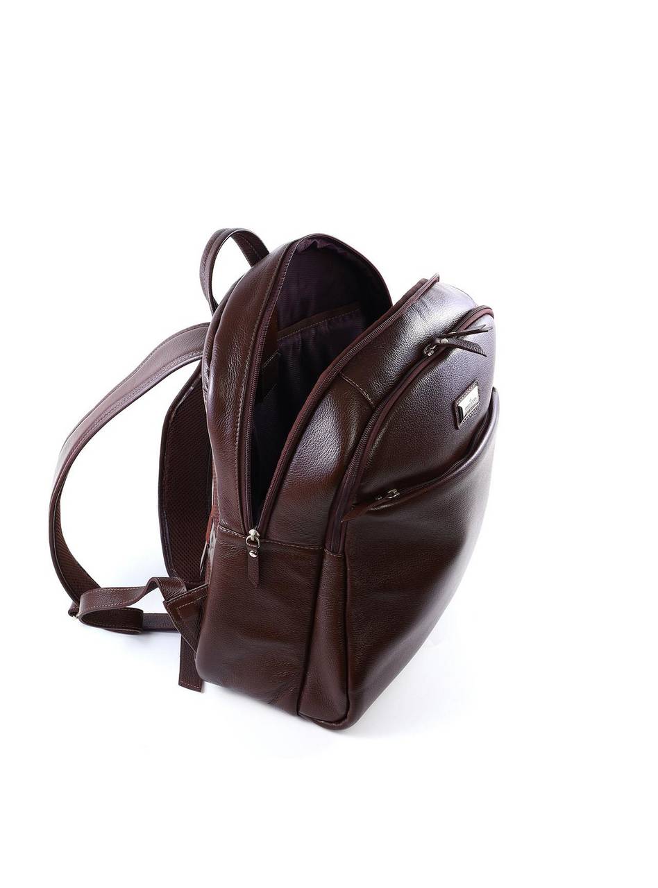 Mochila Casual Arredondada em Couro - Cacau MEI-459 - CA